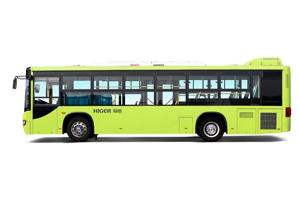 海格KLQ6109GAHEVE5B公交車（柴油/電混動國五24-39座）