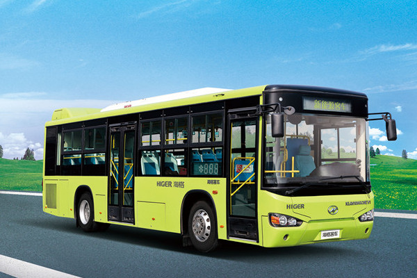 海格KLQ6109GAHEVE5D公交車（柴油/電混動國五24-39座）