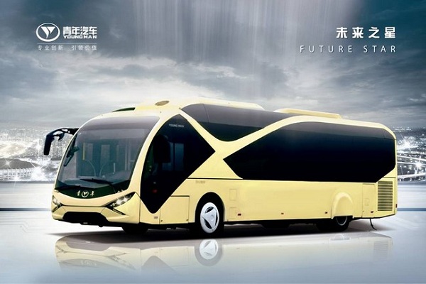 青年JNP6123BEV公交車（純電動(dòng)20-35座）