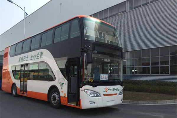 中車時代電動TEG6111EHEV01雙層公交車（柴油/電混動國五10-68座）