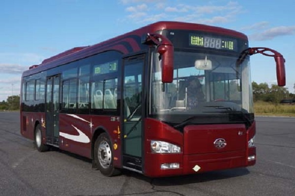 一汽CA6100URN22公交車（液化天燃?xì)鈬?1-37座）