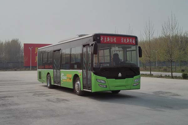 豪沃JK6109GCHEVN5公交車（天然氣/電混動國五10-37座）