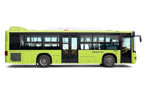 海格KLQ6109GAHEVE5L插電式公交車（柴油/電混動國五24-39座）