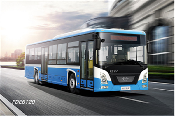 五龍F(tuán)DE6100PBABEV01公交車（純電動(dòng)16-37座）